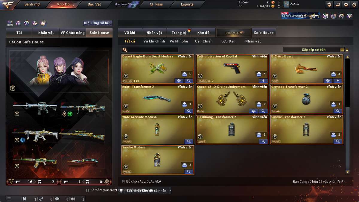 shop acc cf uy tin gia re
